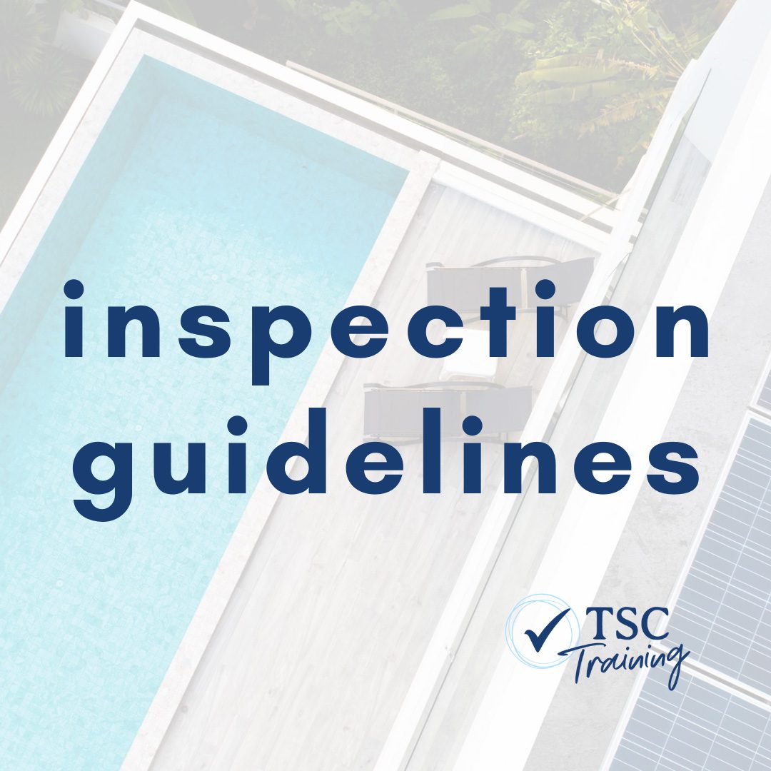 Inspection Guidelines - TSC Group Online Training For The Building Industry